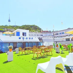 Myeongdong Rooftop , Séoul Corée du Sud